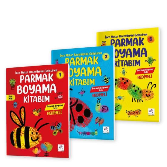 Parmak Boyama Kitabım Seti (Parmak Boya Hediyeli)