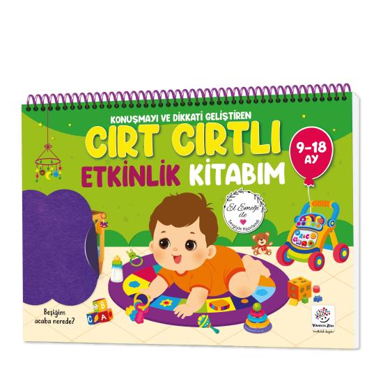 9-18 Ay İlk Cırt Cırtlı - Keçeli Etkinlik Kitabım