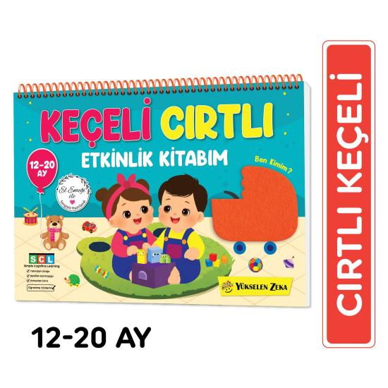 12-20 Ay İlk Cırt Cırtlı - Keçeli Etkinlik Kitabım