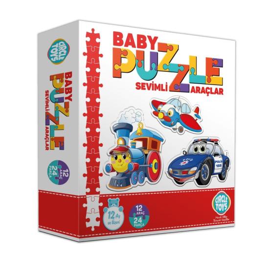 Baby Puzzle Sevimli Araçlar