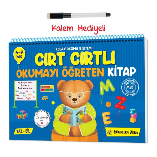 Cırt Cırtlı Okumayı Öğreten Kitap YAZ-SİL