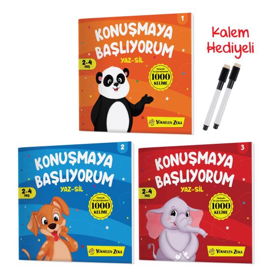 Konuşmaya Başlıyorum Yaz Sil Serisi