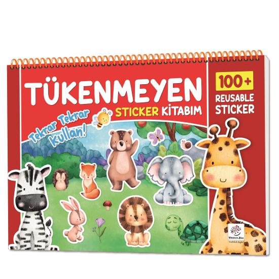 Tükenmeyen Sticker Kitabım (100+ Tekrar Tekrar Kullanılabilen Sticker)